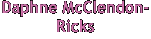 Daphne McClendon-Ricks